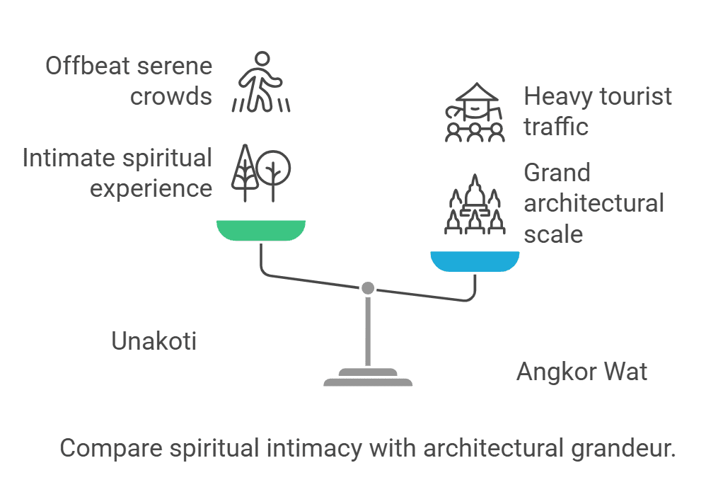 Unakoti vs Angkor Wat East vs East Spiritual Showdown visual selection