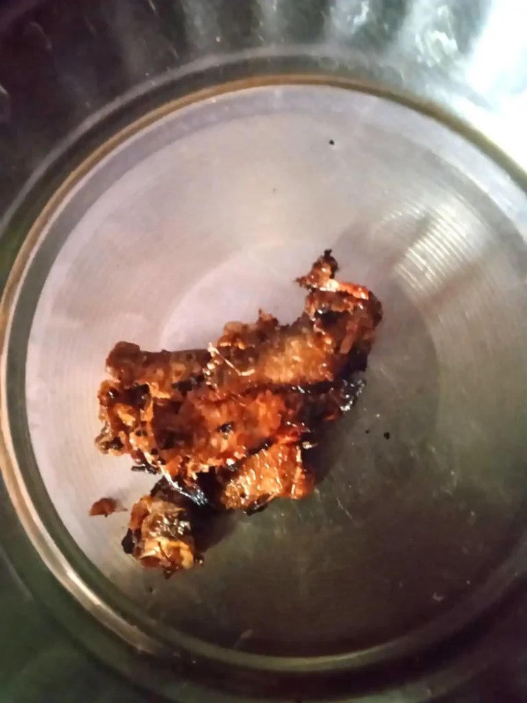 Non Oil Traditional Food: Paltoi or Irolpa. 4 Flamed Farmented fish