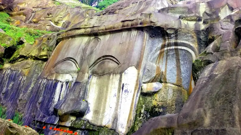 Unakoti Rock Carvings